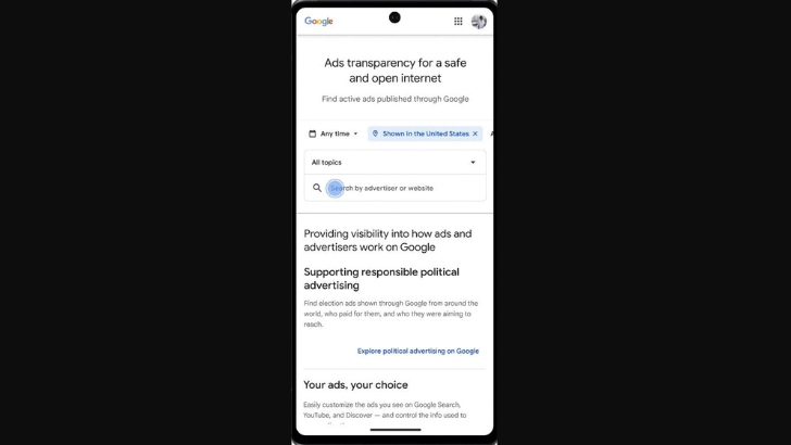 Google s’offre un nouveau Centre de transparence publicitaire